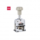 得力(deli)3位财务办公自动号码机/打码机 盖印清晰 财务用品 办公用品 77333