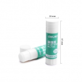 得力(deli)21g高粘度PVA固体胶水/胶棒  12支/盒 办公用品 7102