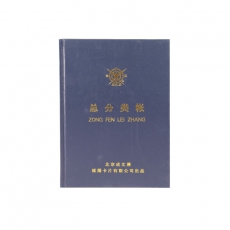 成文厚 总分类账 16开账本/账册 手工账本总账账本账册 借贷式110